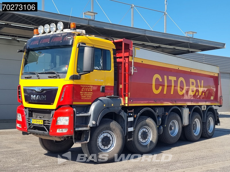 Camion benne MAN TGS 41.480 10X8 NL-Truck BigAxle 10x8 22m3 Tipper Navi Euro 6: photos 8