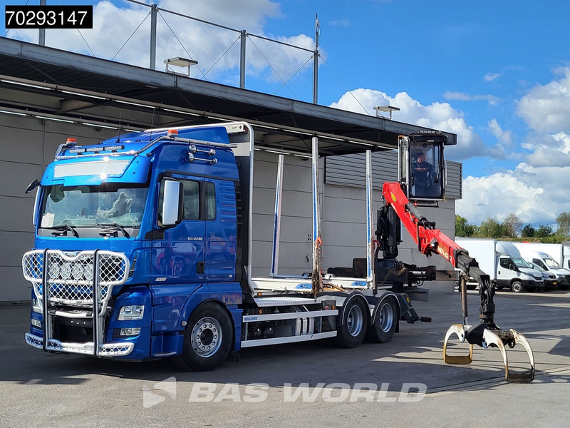 MAN TGX 33.580 TGX 6X4 Palfinger Epsilon Wood crane Holztransport Retarder Navi Xenon Euro 6 - Camion grumier, Camion grue: photos 5 MAN TGX 33.580 TGX 6X4 Palfinger Epsilon Wood crane Holztransport Retarder Navi Xenon Euro 6 - Camion grumier, Camion grue: photos 5