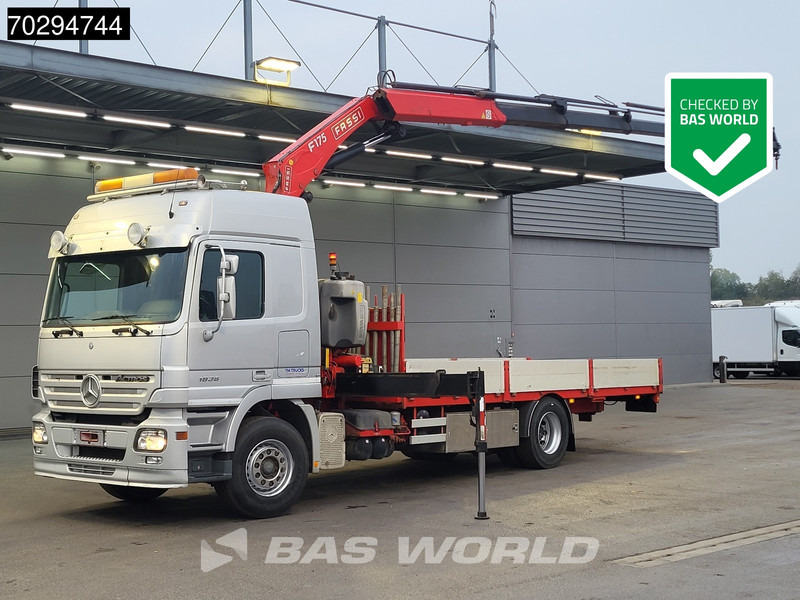 Mercedes-Benz Actros 1836 Actros 4X2 Fassi F175A 26 Crane Kran Remote Automatic Euro 3 - Camion plateau, Camion grue: photos 1 Mercedes-Benz Actros 1836 Actros 4X2 Fassi F175A 26 Crane Kran Remote Automatic Euro 3 - Camion plateau, Camion grue: photos 1