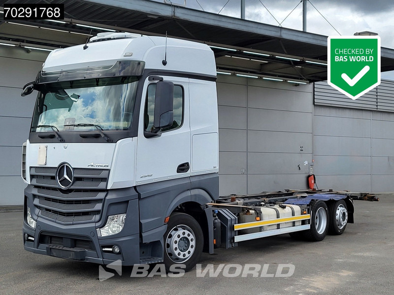 Mercedes-Benz Actros 2542 Actros 6X2 BDF Full air suspension BigSpace Standklima Automatic Euro 6 - Camion porte-conteneur/ Caisse mobile: photos 1 Mercedes-Benz Actros 2542 Actros 6X2 BDF Full air suspension BigSpace Standklima Automatic Euro 6 - Camion porte-conteneur/ Caisse mobile: photos 1