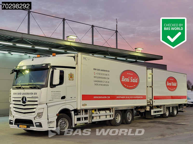 Mercedes-Benz Actros 2643 6X2 NL-Combi Frigoblock FB-FIL2 2tons Ladebordwand Retarder Automatic Xenon - Camion frigorifique: photos 1 Mercedes-Benz Actros 2643 6X2 NL-Combi Frigoblock FB-FIL2 2tons Ladebordwand Retarder Automatic Xenon - Camion frigorifique: photos 1