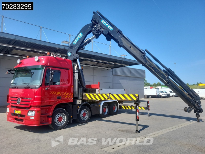Mercedes-Benz Actros 2648 850 8X4 Effer 850/9S Kran Fifth wheel Big-Axle Automatic Euro 5 - Camion plateau, Camion grue: photos 3 Mercedes-Benz Actros 2648 850 8X4 Effer 850/9S Kran Fifth wheel Big-Axle Automatic Euro 5 - Camion plateau, Camion grue: photos 3
