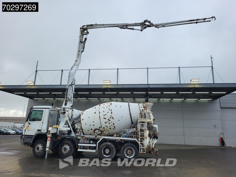 Mercedes-Benz Actros 3241 8X4 7m3 Putzmeister Mixer Big-Axle Steelsuspension Automatic Pompe+Mixer Euro 4 - Camion pompe: photos 5 Mercedes-Benz Actros 3241 8X4 7m3 Putzmeister Mixer Big-Axle Steelsuspension Automatic Pompe+Mixer Euro 4 - Camion pompe: photos 5