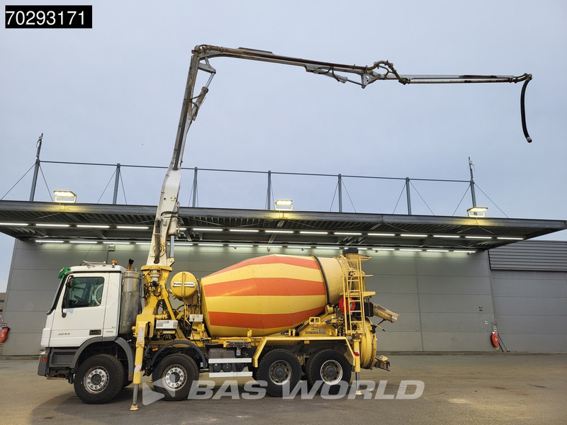 Mercedes-Benz Actros 3244 8X4 Retarder Putzmeister 24 Mtrs Pumi Big-Axle 3-Pedals Euro 4 - Camion pompe: photos 5 Mercedes-Benz Actros 3244 8X4 Retarder Putzmeister 24 Mtrs Pumi Big-Axle 3-Pedals Euro 4 - Camion pompe: photos 5