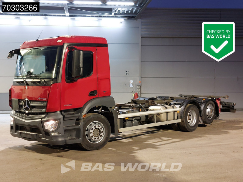 Mercedes-Benz Antos 2533 Antos 6X2 BDF ADR Full Air Suspension Lift+Steering Axle Automatic Euro 6 - Camion porte-conteneur/ Caisse mobile: photos 1 Mercedes-Benz Antos 2533 Antos 6X2 BDF ADR Full Air Suspension Lift+Steering Axle Automatic Euro 6 - Camion porte-conteneur/ Caisse mobile: photos 1