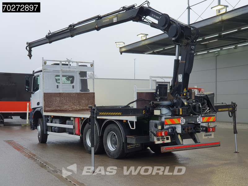 Mercedes-Benz Arocs 2636 6X4 Hiab 144 E-3 Hipro Kran Crane Remote Full Steel Euro 6 - Camion plateau, Camion grue: photos 3 Mercedes-Benz Arocs 2636 6X4 Hiab 144 E-3 Hipro Kran Crane Remote Full Steel Euro 6 - Camion plateau, Camion grue: photos 3