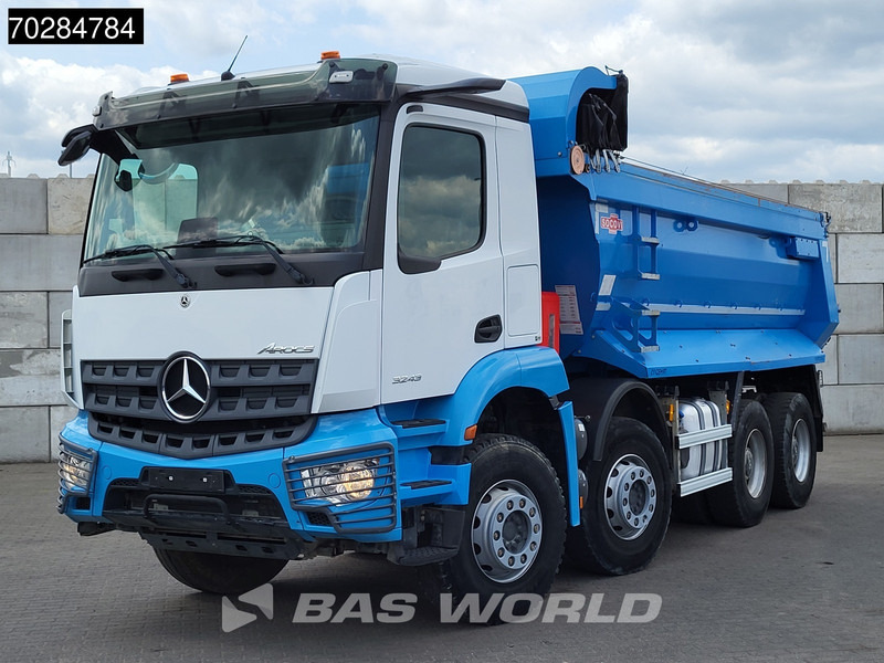 Camion benne Mercedes-Benz Arocs 3243 8X4 16m3 tipper Big-Axle Steelsuspension Automatic Navi Euro 6: photos 6