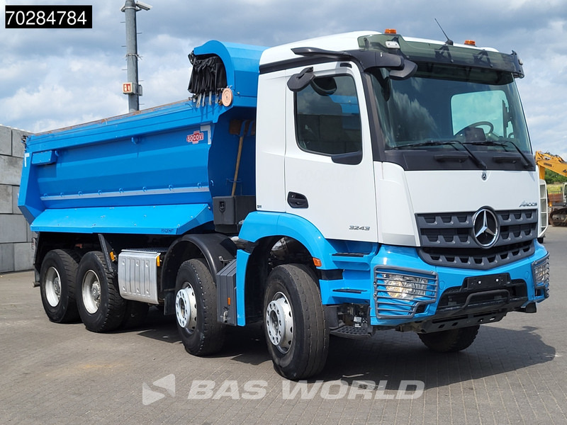 Camion benne Mercedes-Benz Arocs 3243 8X4 16m3 tipper Big-Axle Steelsuspension Automatic Navi Euro 6: photos 8