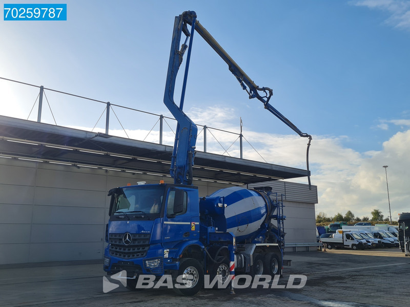 Mercedes-Benz Arocs 3251 8X4 PUMI Putzmeister TMM 24 + Liebherr 7m3 Mixer Retarder Euro 6 - Camion pompe: photos 2 Mercedes-Benz Arocs 3251 8X4 PUMI Putzmeister TMM 24 + Liebherr 7m3 Mixer Retarder Euro 6 - Camion pompe: photos 2
