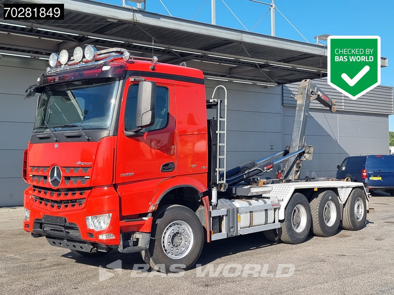 Mercedes-Benz Arocs 3258 8X4 24t Hiab XR24SL5924 Retarder Big-Axle Lift-Lenkachse Euro 6 - Camion ampliroll: photos 1 Mercedes-Benz Arocs 3258 8X4 24t Hiab XR24SL5924 Retarder Big-Axle Lift-Lenkachse Euro 6 - Camion ampliroll: photos 1