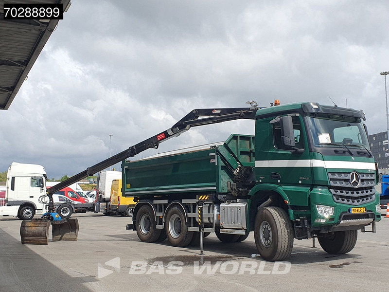 Mercedes-Benz Arocs 3342 Arocs 6X6 NL-Truck HMF 1643 Z-Crane Kran Steering Axle Big-Axle Euro 6 - Camion benne, Camion grue: photos 5 Mercedes-Benz Arocs 3342 Arocs 6X6 NL-Truck HMF 1643 Z-Crane Kran Steering Axle Big-Axle Euro 6 - Camion benne, Camion grue: photos 5