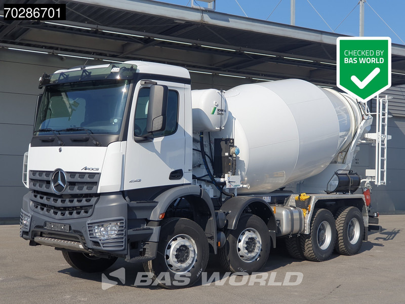Mercedes-Benz Arocs 4142 8X4 NEW! 10m3 SchwingStetter Mixer Hydrauliek BigAxle Manual Euro 3 - Camion malaxeur: photos 1 Mercedes-Benz Arocs 4142 8X4 NEW! 10m3 SchwingStetter Mixer Hydrauliek BigAxle Manual Euro 3 - Camion malaxeur: photos 1
