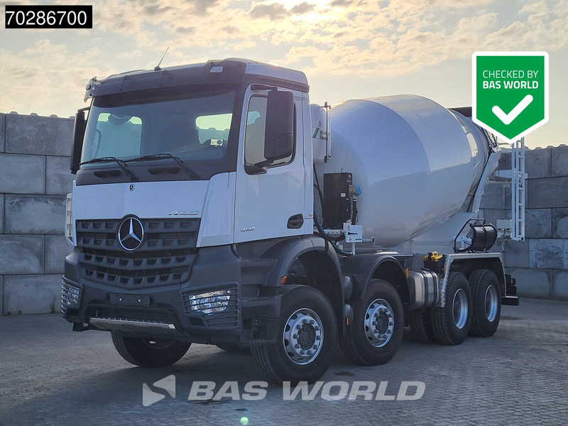 Mercedes-Benz Arocs 4142 8X4 NEW! 10m3 SchwingStetter Mixer Manual Steel suspension BigAxle Euro3 - Camion malaxeur: photos 1 Mercedes-Benz Arocs 4142 8X4 NEW! 10m3 SchwingStetter Mixer Manual Steel suspension BigAxle Euro3 - Camion malaxeur: photos 1