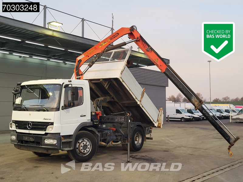 Mercedes-Benz Atego 1624 4X2 Palfinger PK10000 Kran Crane Manual Steelsuspension Euro 4 - Camion benne, Camion grue: photos 1 Mercedes-Benz Atego 1624 4X2 Palfinger PK10000 Kran Crane Manual Steelsuspension Euro 4 - Camion benne, Camion grue: photos 1