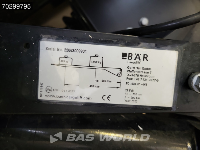 Camion fourgon Mercedes-Benz Atego 818 4X2 8 tonner Automatic 1000kg Ladebordwand Euro 6: photos 16 Camion fourgon Mercedes-Benz Atego 818 4X2 8 tonner Automatic 1000kg Ladebordwand Euro 6: photos 16