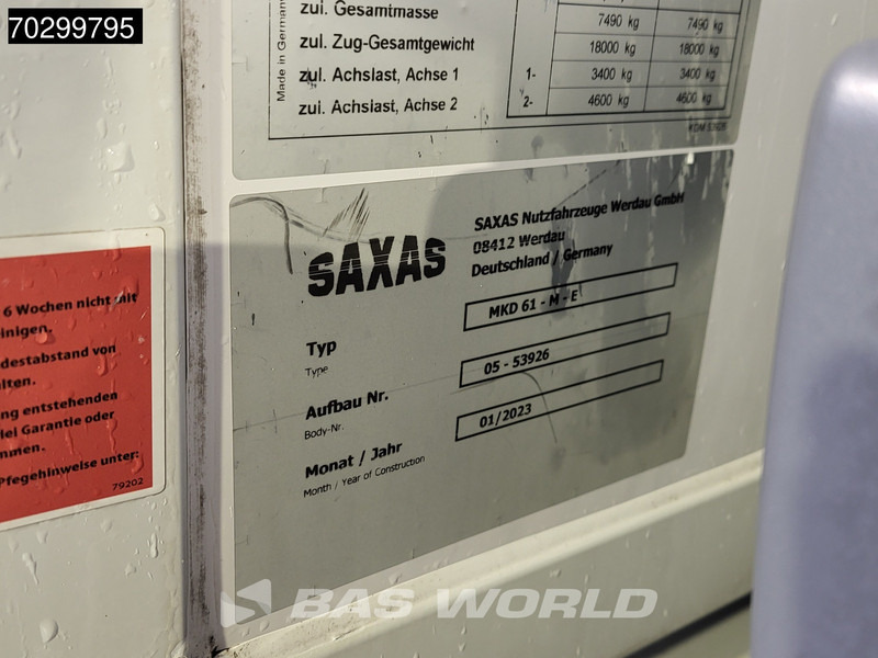 Camion fourgon Mercedes-Benz Atego 818 4X2 8 tonner Automatic 1000kg Ladebordwand Euro 6: photos 19 Camion fourgon Mercedes-Benz Atego 818 4X2 8 tonner Automatic 1000kg Ladebordwand Euro 6: photos 19