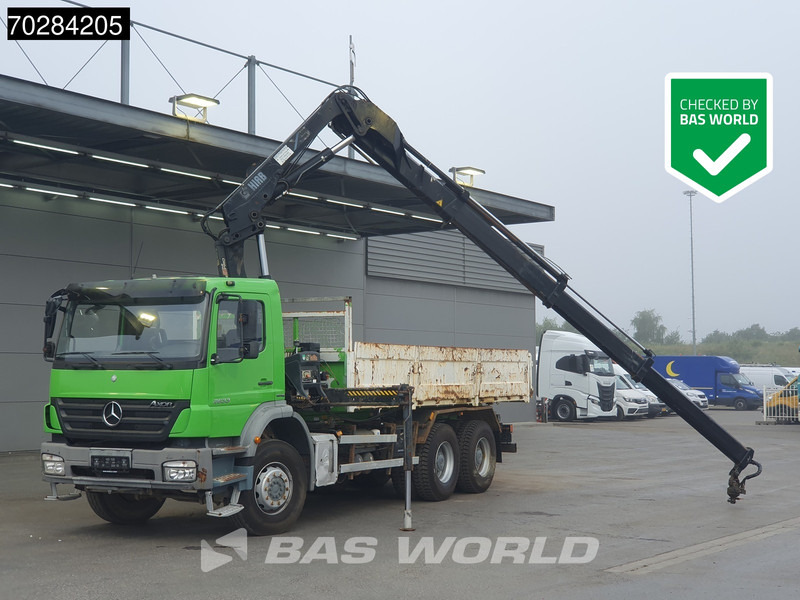 Mercedes-Benz Axor 2633 6X4 Manual Big-Axle Steelsuspension Euro 4 Hiab - Camion benne, Camion grue: photos 1 Mercedes-Benz Axor 2633 6X4 Manual Big-Axle Steelsuspension Euro 4 Hiab - Camion benne, Camion grue: photos 1