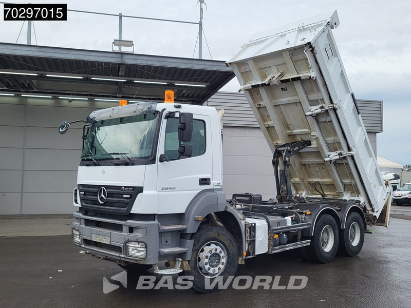 Mercedes-Benz Axor 2640 6X4 10m3 Meiller Tipper Steelsuspension Manual Euro 4 - Camion benne: photos 1 Mercedes-Benz Axor 2640 6X4 10m3 Meiller Tipper Steelsuspension Manual Euro 4 - Camion benne: photos 1