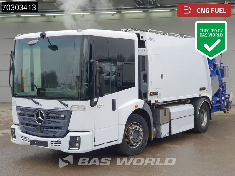 Mercedes-Benz Econic 1830 4X2 CNG! Engine 13m3 NTM KGLS-HL Big-Axle Euro 6 - Benne à ordures ménagères: photos 1 Mercedes-Benz Econic 1830 4X2 CNG! Engine 13m3 NTM KGLS-HL Big-Axle Euro 6 - Benne à ordures ménagères: photos 1