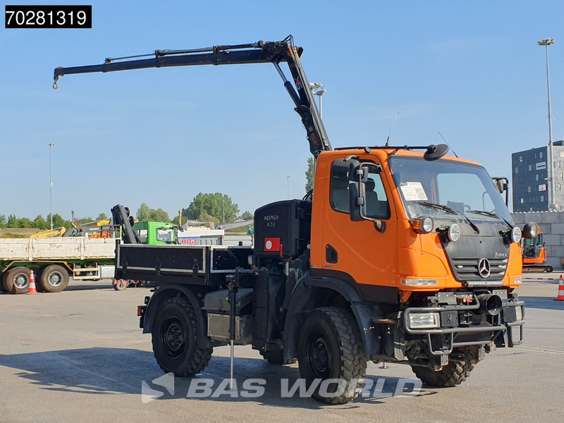 Mercedes-Benz U20 4X4 Hiab 022D-3 HIDUO Kran Crane Hydraulic Euro 5 - Camion plateau, Camion grue: photos 3 Mercedes-Benz U20 4X4 Hiab 022D-3 HIDUO Kran Crane Hydraulic Euro 5 - Camion plateau, Camion grue: photos 3