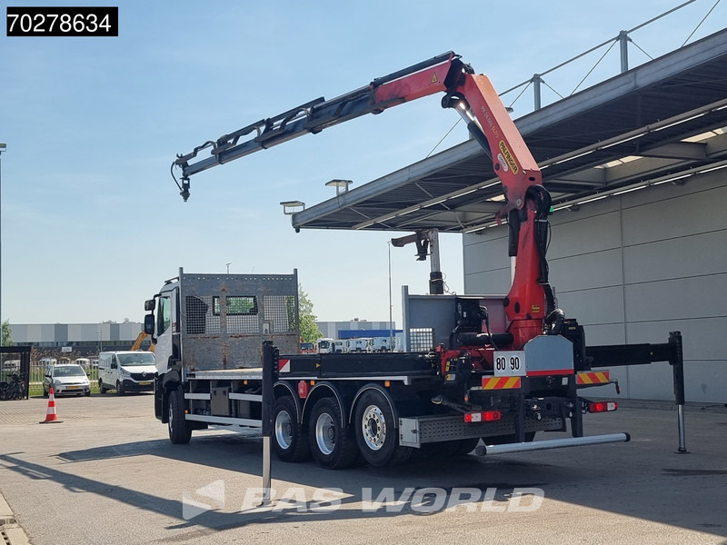 Renault C 480 8X4 Palfinger 24.001 SLD5 Kran Crane Lift-Lenkachse Euro 6 - Camion plateau, Camion grue: photos 2 Renault C 480 8X4 Palfinger 24.001 SLD5 Kran Crane Lift-Lenkachse Euro 6 - Camion plateau, Camion grue: photos 2