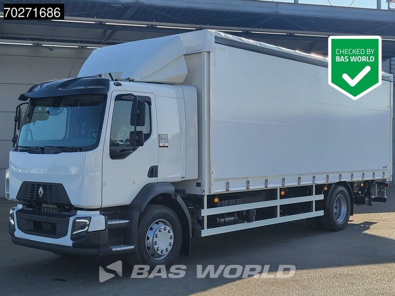 Renault D 320 4X2 NEW 19tonner 2000kg Ladebordwand Automatic Euro 6 - Camion à rideaux coulissants: photos 1 Renault D 320 4X2 NEW 19tonner 2000kg Ladebordwand Automatic Euro 6 - Camion à rideaux coulissants: photos 1