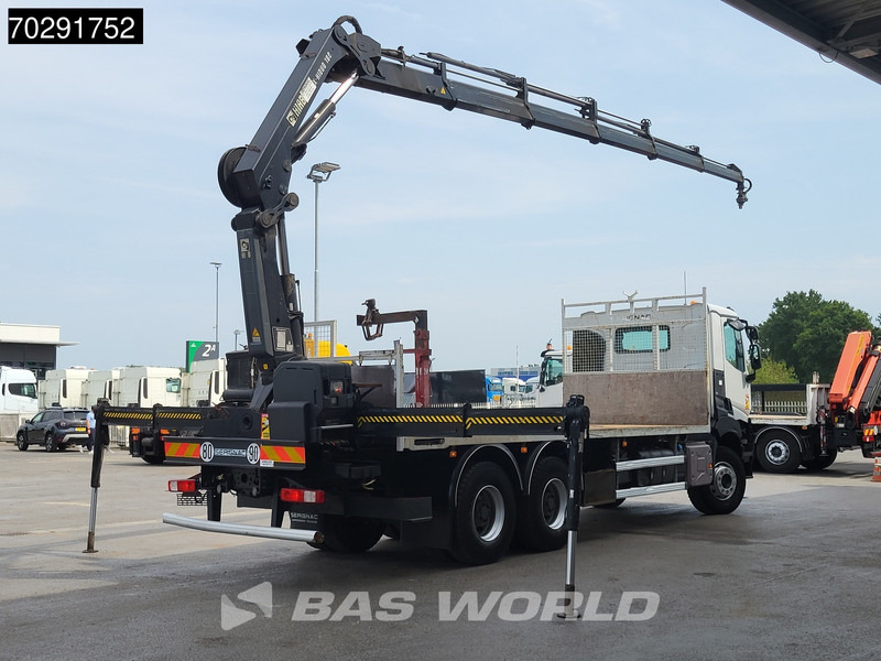 Renault K 380 6X4 HIAB X-HIDUO 188 E-5 Crane Steelsuspension Big-Axle Automatic Euro 6 - Camion plateau, Camion grue: photos 5 Renault K 380 6X4 HIAB X-HIDUO 188 E-5 Crane Steelsuspension Big-Axle Automatic Euro 6 - Camion plateau, Camion grue: photos 5