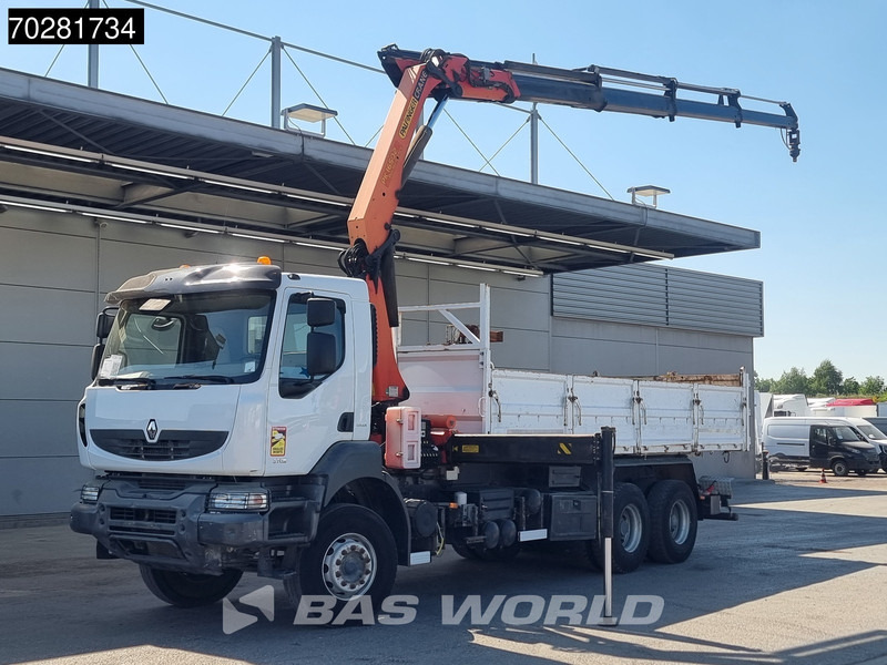 Renault Kerax 370 6X4 Palfinger PK16502 Kran Crane Big-Axle Steel suspension Euro 4 - Camion benne, Camion grue: photos 1 Renault Kerax 370 6X4 Palfinger PK16502 Kran Crane Big-Axle Steel suspension Euro 4 - Camion benne, Camion grue: photos 1