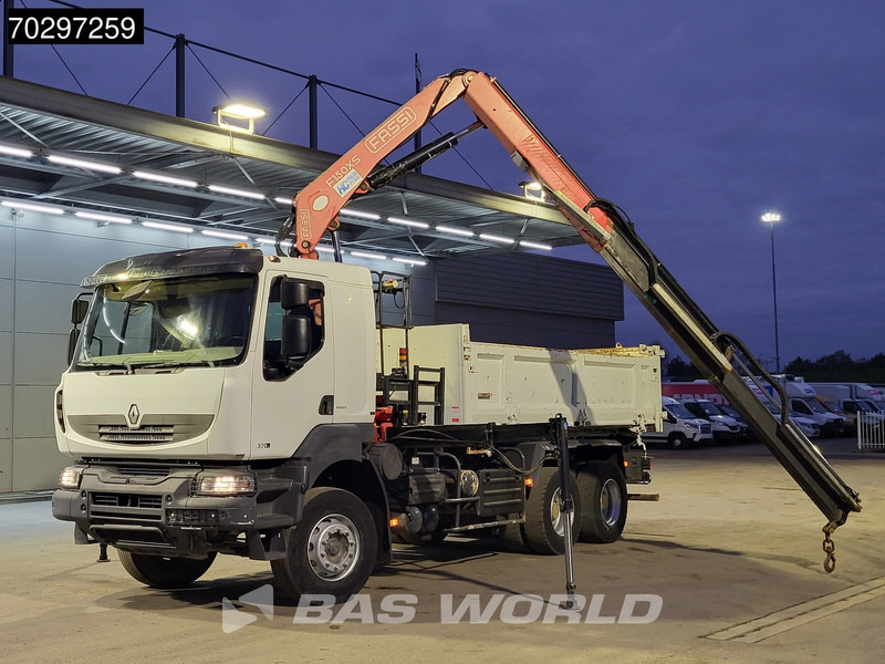 Renault Kerax 370 Kerax 6X4 Fassi F150AXS.22 Crane 10m3 2-side tipper Big-Axle Steelsuspension Manual - Camion benne, Camion grue: photos 5 Renault Kerax 370 Kerax 6X4 Fassi F150AXS.22 Crane 10m3 2-side tipper Big-Axle Steelsuspension Manual - Camion benne, Camion grue: photos 5
