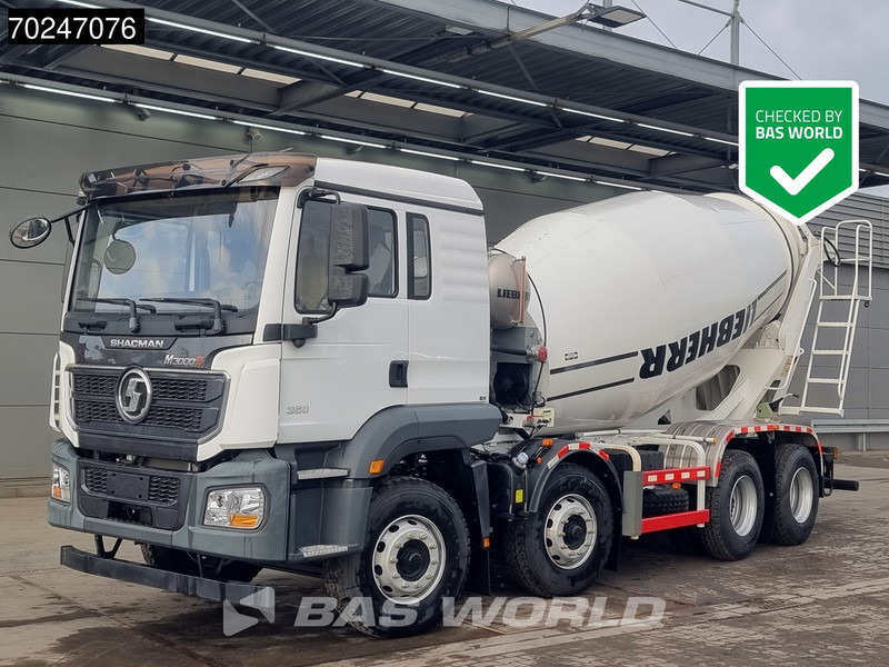 SHACMAN 8x4 EURO 6 8X4 NEW! 8m3 Liebherr Mixer Big-Axle Steel Suspension - Camion malaxeur: photos 1 SHACMAN 8x4 EURO 6 8X4 NEW! 8m3 Liebherr Mixer Big-Axle Steel Suspension - Camion malaxeur: photos 1