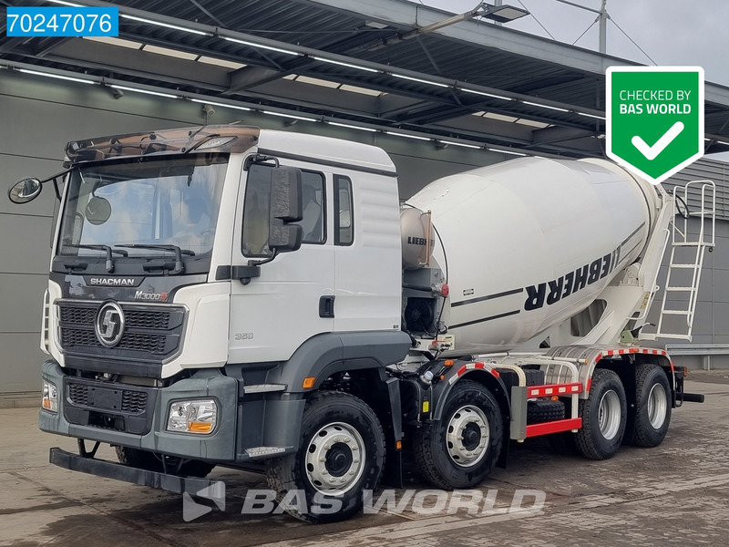 SHACMAN 8x4 EURO 6 8X4 NEW! 8m3 Liebherr Mixer Big-Axle Steel Suspension - Camion malaxeur: photos 1 SHACMAN 8x4 EURO 6 8X4 NEW! 8m3 Liebherr Mixer Big-Axle Steel Suspension - Camion malaxeur: photos 1