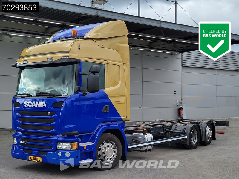 Scania G410 6X2 NL-Truck BDF Retarder Lift-Steering Axle ACC Hydraulic Euro 6 - Camion porte-conteneur/ Caisse mobile: photos 1 Scania G410 6X2 NL-Truck BDF Retarder Lift-Steering Axle ACC Hydraulic Euro 6 - Camion porte-conteneur/ Caisse mobile: photos 1
