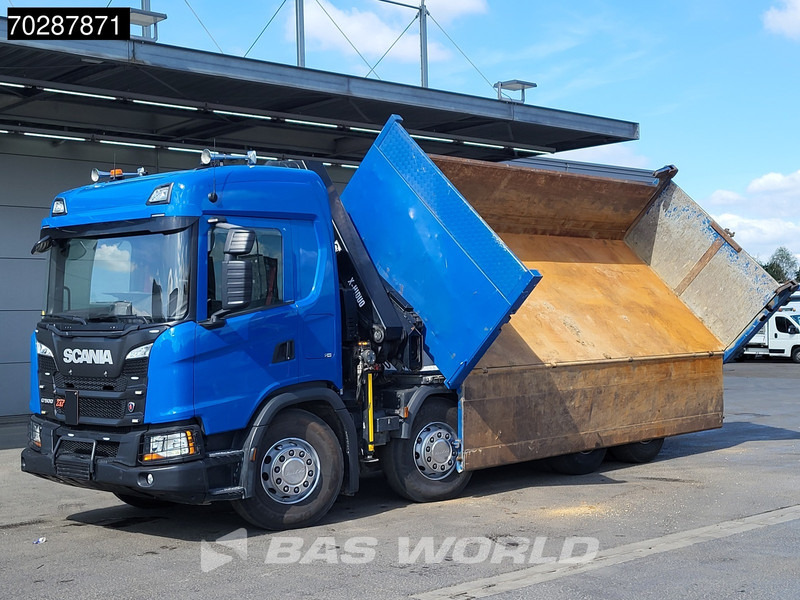 Scania G500 8X4 Hiab X-HIDUO 228 E-3 Crane Retarder Big-Axle Josset Menguy Tipper 14m3 Euro 6 - Camion benne, Camion grue: photos 3 Scania G500 8X4 Hiab X-HIDUO 228 E-3 Crane Retarder Big-Axle Josset Menguy Tipper 14m3 Euro 6 - Camion benne, Camion grue: photos 3