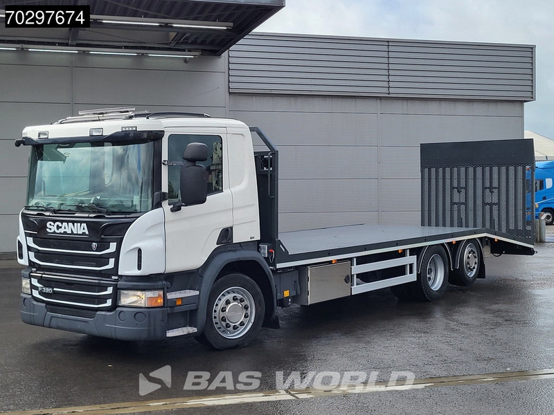 Scania P320 P 6X2 Machine transporter Winch Lift+Steering Axle Euro 6 - Camion porte-voitures: photos 5 Scania P320 P 6X2 Machine transporter Winch Lift+Steering Axle Euro 6 - Camion porte-voitures: photos 5
