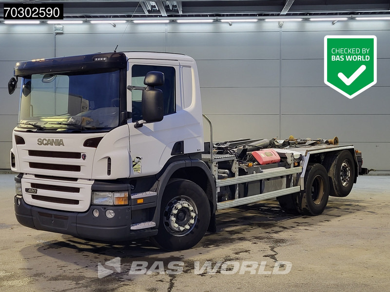 Scania P420 6X2 20 tons Dalby containersystem Lift-Axle Manual Euro 5 - Camion ampliroll: photos 1 Scania P420 6X2 20 tons Dalby containersystem Lift-Axle Manual Euro 5 - Camion ampliroll: photos 1