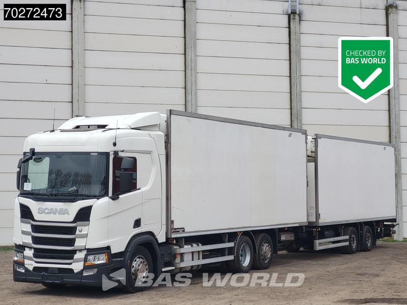 Scania R410 6X2 Refrigerated Combi Lamberet Carrier Retarder Euro 6 - Camion frigorifique: photos 1 Scania R410 6X2 Refrigerated Combi Lamberet Carrier Retarder Euro 6 - Camion frigorifique: photos 1
