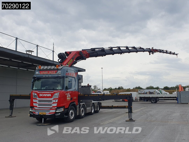 Scania R500 8X2 NL-Truck Palfinger PK165002 TEC 7 Crane Winch Fly-Jib Retarder Lift+steering - Camion plateau, Camion grue: photos 5 Scania R500 8X2 NL-Truck Palfinger PK165002 TEC 7 Crane Winch Fly-Jib Retarder Lift+steering - Camion plateau, Camion grue: photos 5