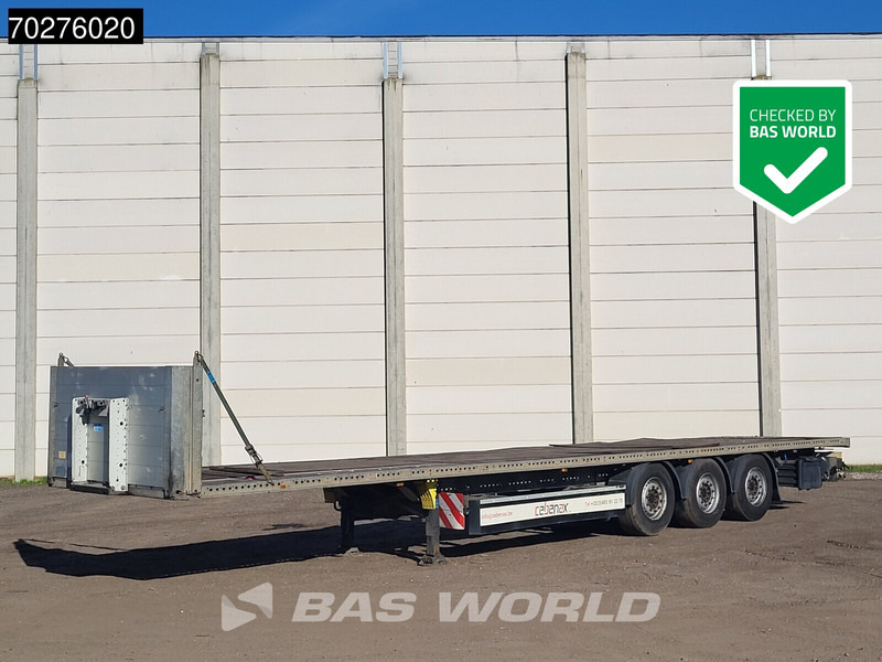 Schmitz Cargobull SCB*S3T 3 axles Liftachse - Semi-remorque plateau: photos 1 Schmitz Cargobull SCB*S3T 3 axles Liftachse - Semi-remorque plateau: photos 1