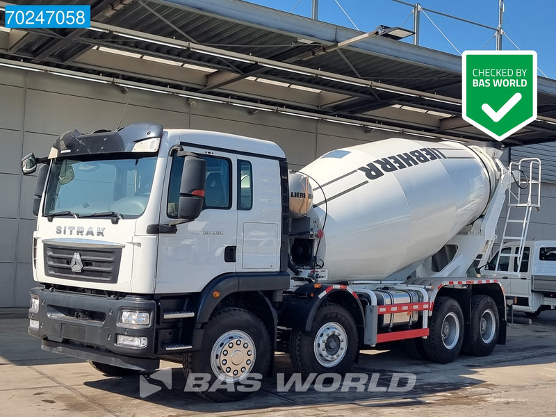 Sitrak G5 350 8X4 8m3 Liebherr Mixer Big-Axle Steelsuspension - Camion malaxeur: photos 1 Sitrak G5 350 8X4 8m3 Liebherr Mixer Big-Axle Steelsuspension - Camion malaxeur: photos 1