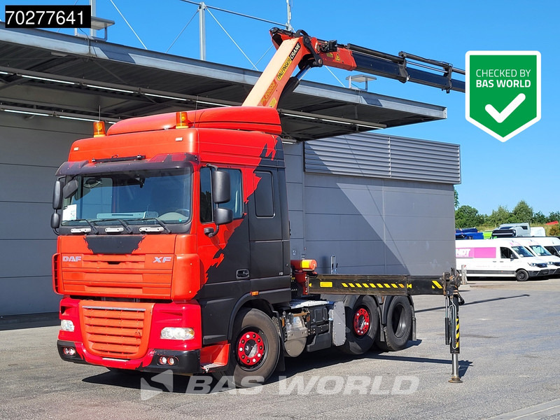 DAF XF 410 XF 6X2 Hydraulik Lift+Lenkachse Kran Palfinger PK20002 Euro 5 - Tracteur routier: photos 1 DAF XF 410 XF 6X2 Hydraulik Lift+Lenkachse Kran Palfinger PK20002 Euro 5 - Tracteur routier: photos 1