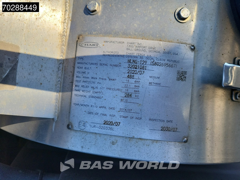 Tracteur routier Iveco S-Way 460 4X2 LNG! Retarder Mega 2xTanks Navi ACC LED Euro 6: photos 17