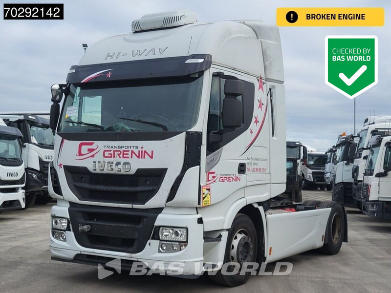 Iveco Stralis 510 4X2 BROKEN ENGINE!! Retarder Standairco ACC Euro 6 - Tracteur routier: photos 1 Iveco Stralis 510 4X2 BROKEN ENGINE!! Retarder Standairco ACC Euro 6 - Tracteur routier: photos 1