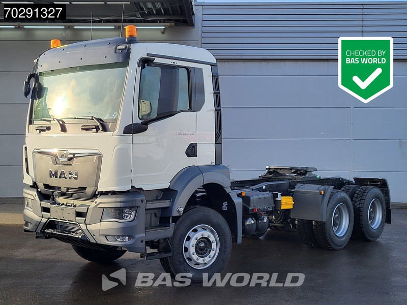 MAN TGS 33.400 6X4 NEW! Full-Steel Big-Axle Drumbrakes LED Euro 2 - Tracteur routier: photos 1 MAN TGS 33.400 6X4 NEW! Full-Steel Big-Axle Drumbrakes LED Euro 2 - Tracteur routier: photos 1