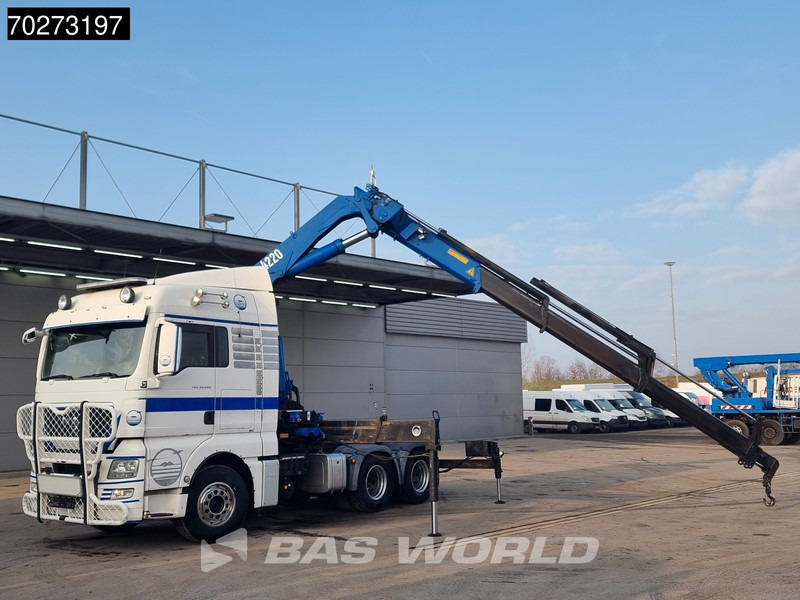 Tracteur routier MAN TGX 33.540 TGX 6X4 HMF 4220 6 Extensions Kran XLX Retarder Euro 5: photos 5