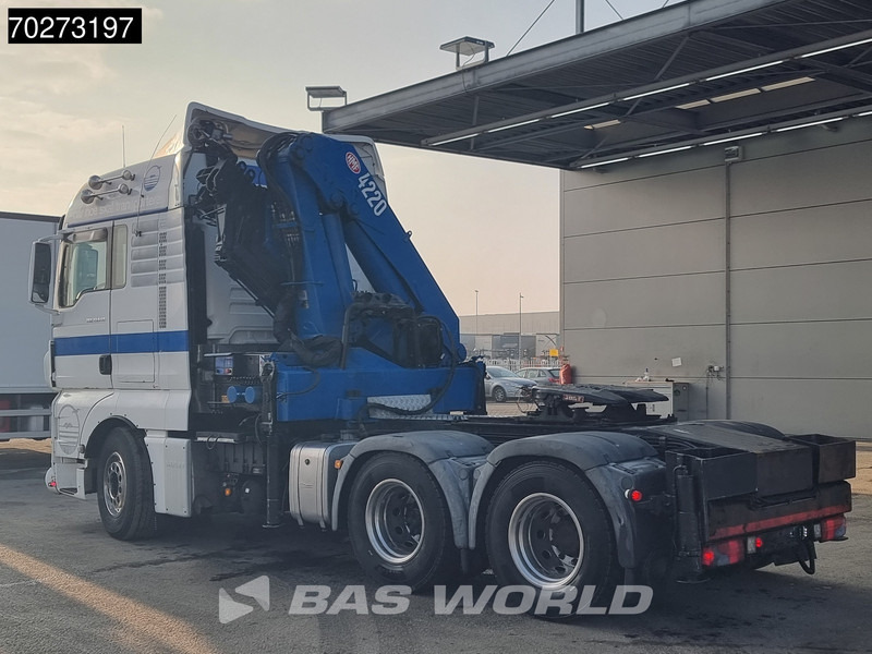 Tracteur routier MAN TGX 33.540 TGX 6X4 HMF 4220 6 Extensions Kran XLX Retarder Euro 5: photos 11