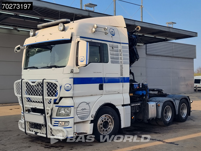 Tracteur routier MAN TGX 33.540 TGX 6X4 HMF 4220 6 Extensions Kran XLX Retarder Euro 5: photos 10