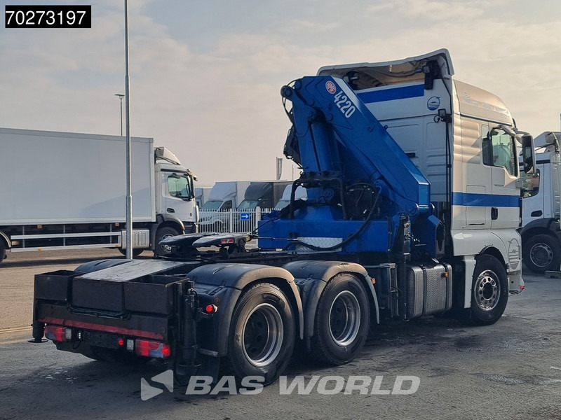Tracteur routier MAN TGX 33.540 TGX 6X4 HMF 4220 6 Extensions Kran XLX Retarder Euro 5: photos 18