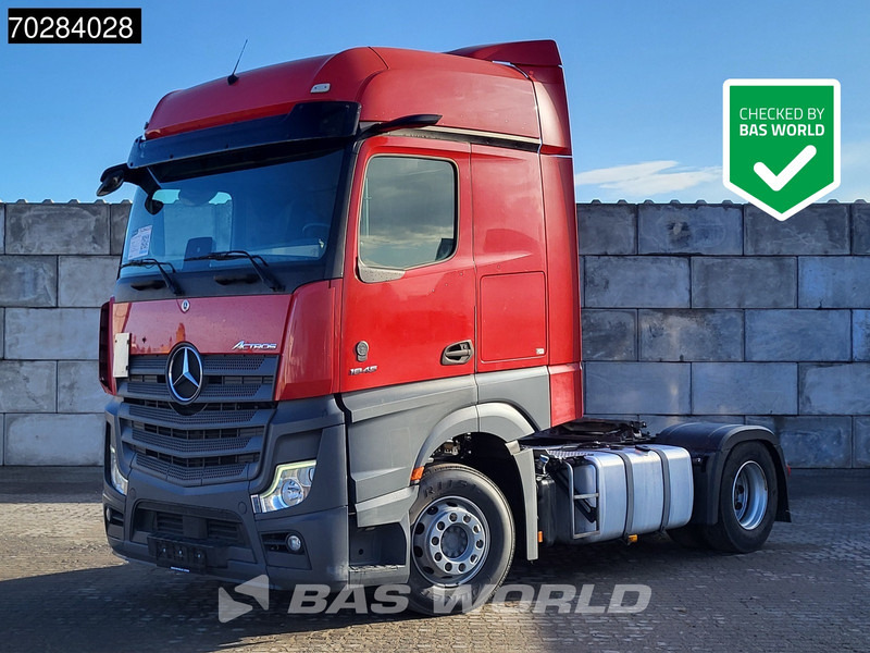 Mercedes-Benz Actros 1845 Actros 4X2 BigSpace 2xTanks Mirror Cam Euro 6 - Tracteur routier: photos 1 Mercedes-Benz Actros 1845 Actros 4X2 BigSpace 2xTanks Mirror Cam Euro 6 - Tracteur routier: photos 1