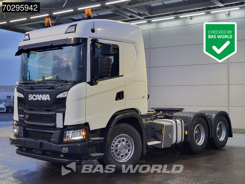 Scania G450 G 6X4 Big-Axle Retarder Hydraulik ACC Navi Euro 6 - Tracteur routier: photos 1 Scania G450 G 6X4 Big-Axle Retarder Hydraulik ACC Navi Euro 6 - Tracteur routier: photos 1