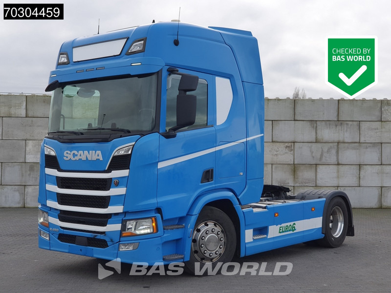 Scania R450 R 4X2 Retarder Compressor Alcoa's Standairco ACC Euro 6 - Tracteur routier: photos 1 Scania R450 R 4X2 Retarder Compressor Alcoa's Standairco ACC Euro 6 - Tracteur routier: photos 1